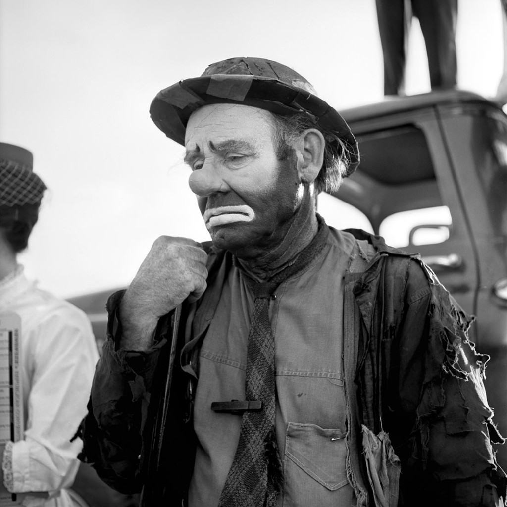 Emmett Kelly as the clown figure "Weary Willie", Undated